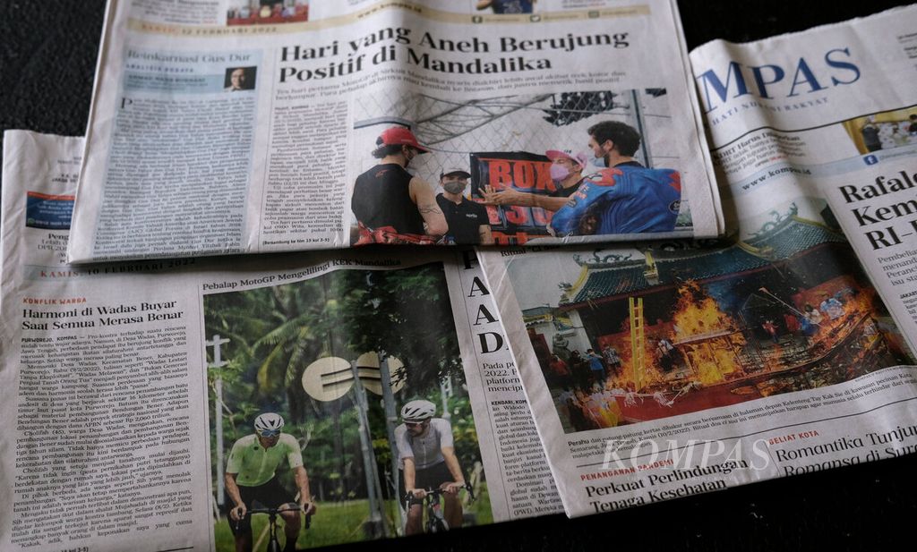Kompas edisi 10-11-12/2/2022 Kompas/Wisnu Widiantoro