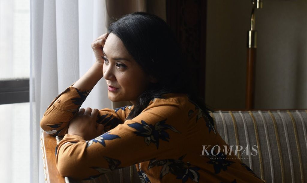 Vivit Kavi saat wawancara dengan Kompas di Jakarta, Rabu (2/8/2023).