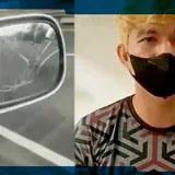 Viral Video Paspampres Pecahkan Kaca Spion Mobil