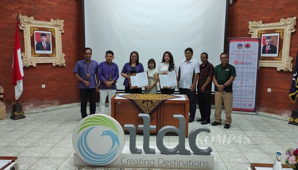 ITDC Nusa Dua sebagai pengelola destinasi dan kawasan The Nusa Dua, Bali, menjalin kemitraan dengan PT Recoolit Bumi Lestari untuk menginisiasi pengelolaan limbah refrigeran (freon) di fasilitas akomodasi pariwisata di kawasan Nusa Dua dan sekitarnya, Selasa (7/3/2023).
