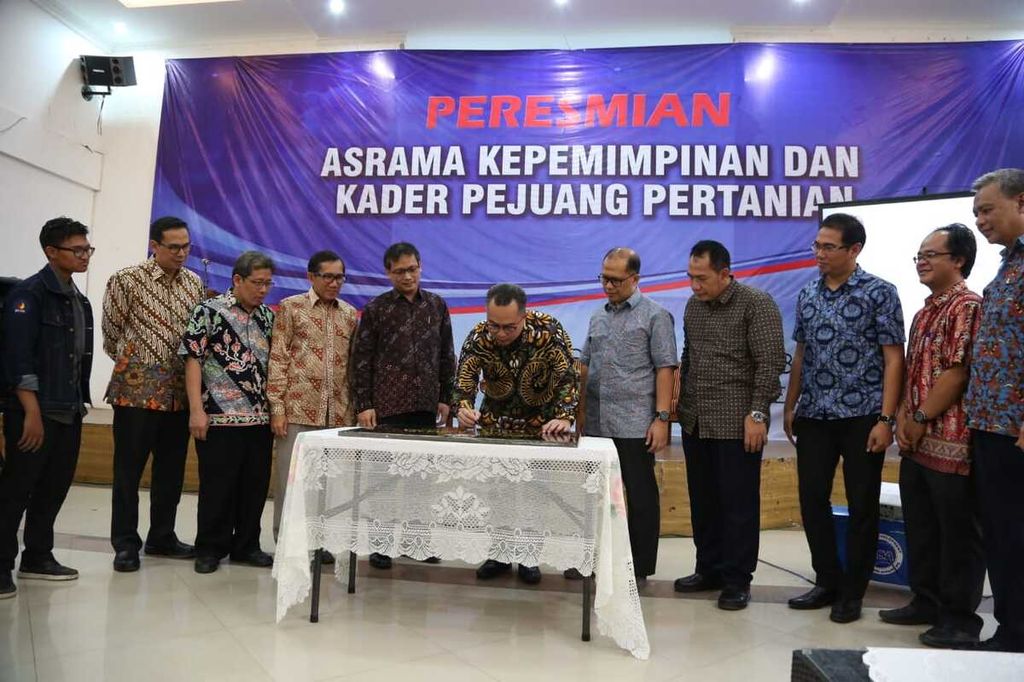 Peresmian Asrama kepemimpinan untuk mahasiswa IPB University.