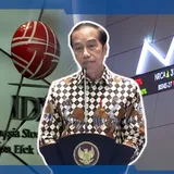 Presiden Joko Widodo Buka Perdagangan Bursa Efek Indonesia 2022