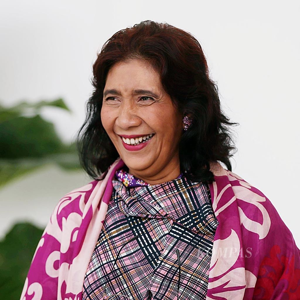 Mantan Menteri Kelautan dan Perikanan Susi Pudjiastuti