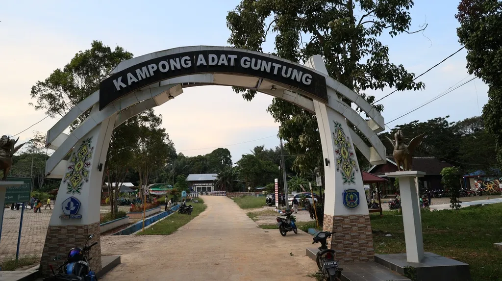 Sumpit di Kampung Guntung, Bontang
