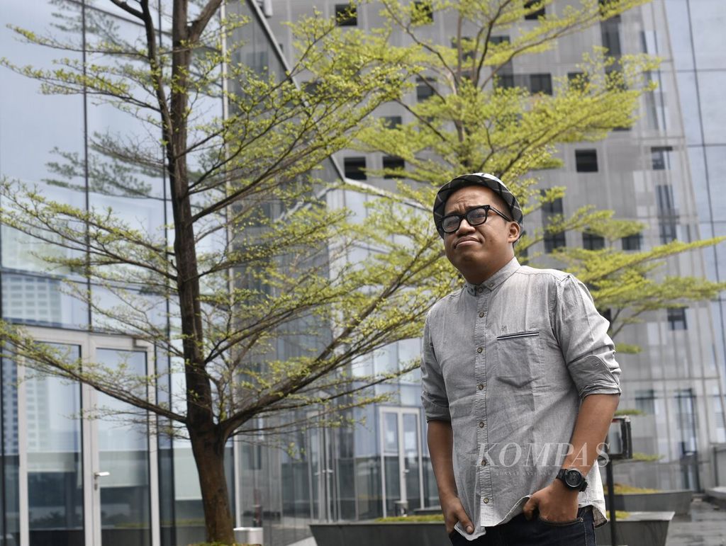 Chef Wira Hardiansyah di Menara Kompas, Jakarta.  