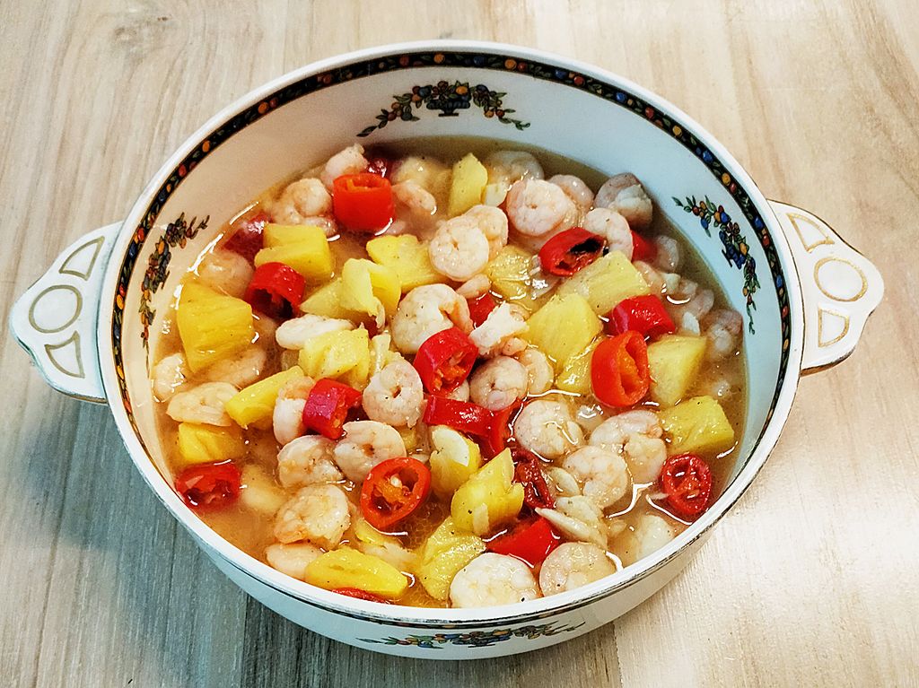 Sayur Nanas dengan Udang 