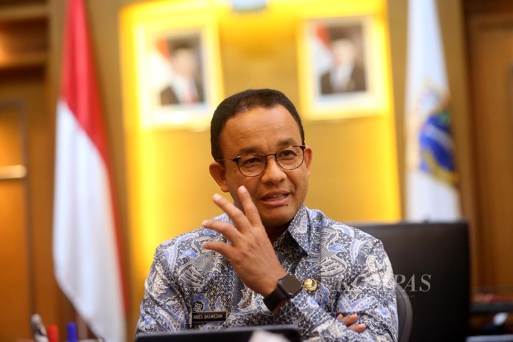 Gubernur DKI Jakarta Anies Baswedan