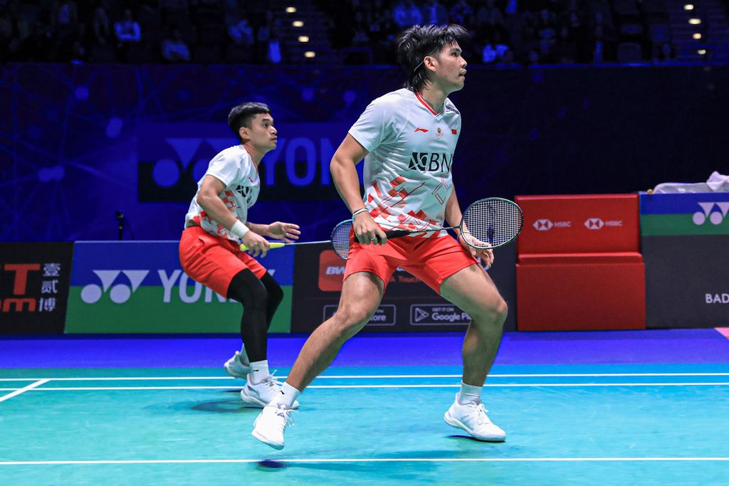 Leo Rolly Carnando/Daniel Marthin kalah dari Liang Wei Keng/Wang Chang (China) 21-13, 19-21, 18-21 pada perempat final All England di Utilira Arena Birmingham, Inggris, Jumat (18/3/2023). Mereka akan menjalani turnamen berikutnya di Swiss Terbuka.