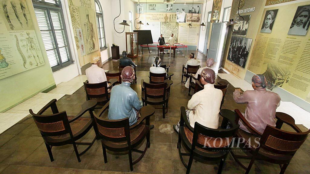 Diorama di Museum Kebangkitan Nasional (STOVIA), Jakarta Pusat, Sabtu (15/12/2018).