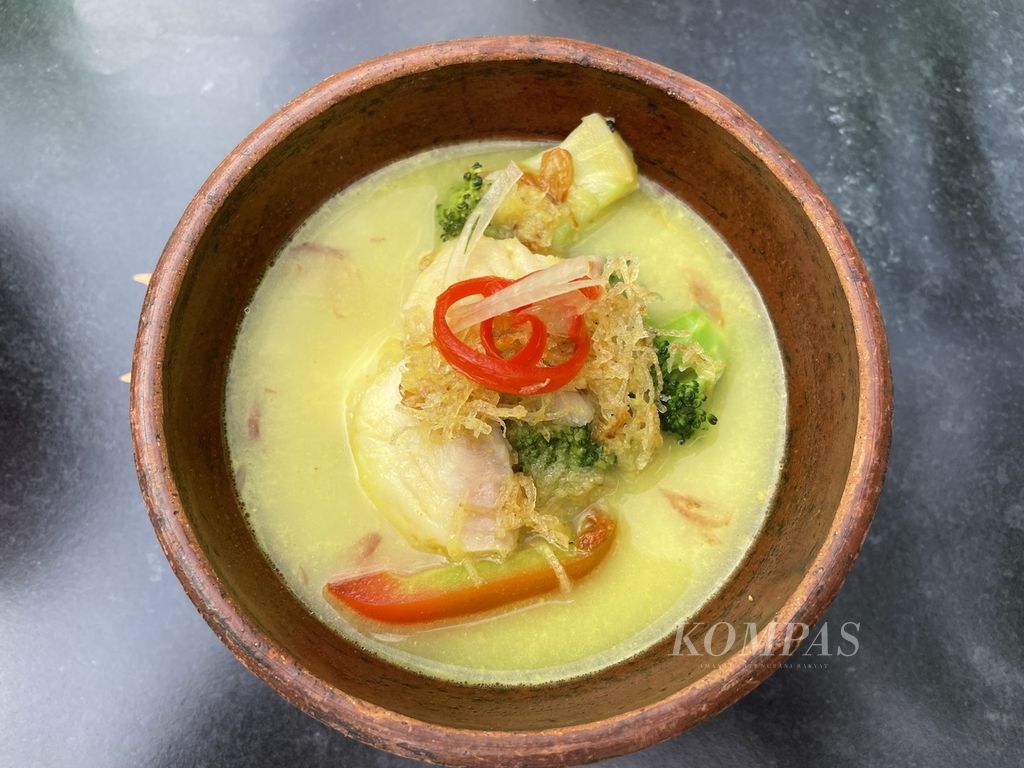 Ikan Mekuah sebagai hidangan pembuka.