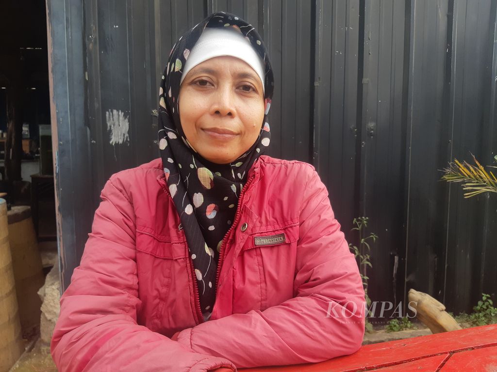 Manajer Program Women Crisis Center Mawar Balqis, Sa’adah, saat diwawancarai beberapa waktu lalu di Kabupaten Cirebon, Jawa Barat.