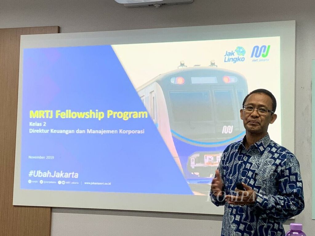Direktur Utama PT MRT Jakarta Tuhiyat