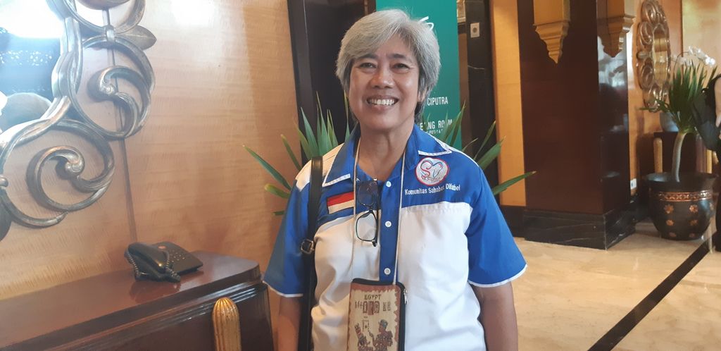 Benedicta Noviana Dibyantari, pendiri dan pengelola Roemah D untuk difabel.