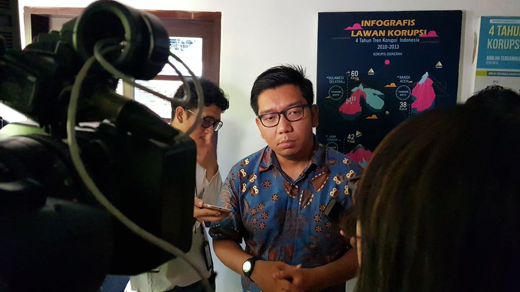 Peneliti ICW, Kurnia Ramadhana.