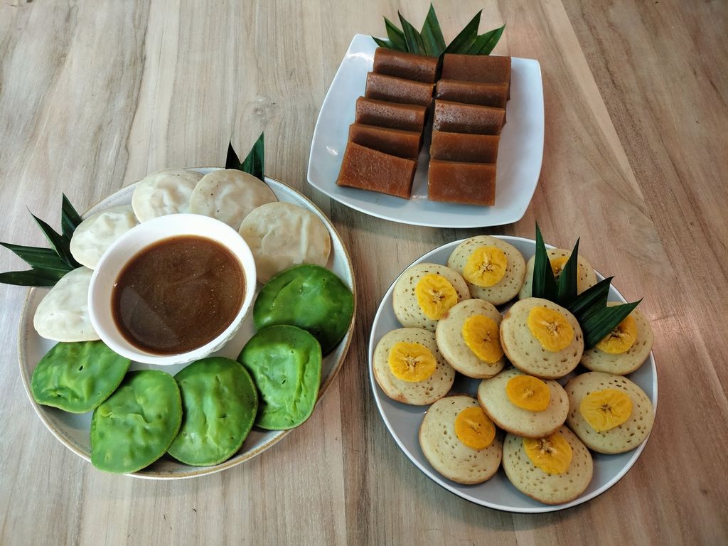 Kue basah dari tepung terigu. 
