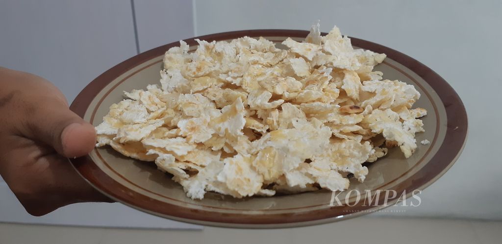 Jagung titi, kuliner khas masyarakat suku Lamaholot.