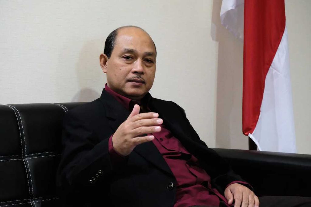 Wakil Ketua Lembaga Perlindungan Saksi dan Korban (LPSK) Antonius PS Wibowo dan Jaksa Muda bidang Pidana Umum (Jampidum) Fadil Jumhana.