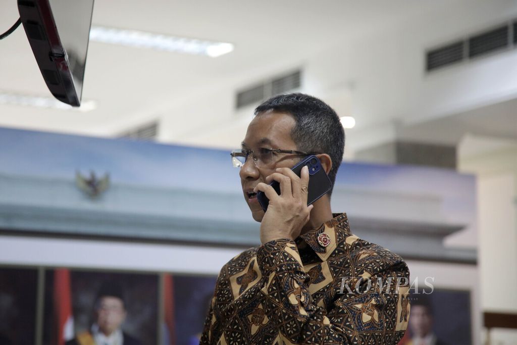 Penjabat Gubernur DKI Jakarta Heru Budi Hartono 