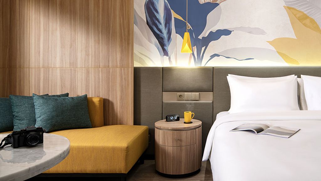 Kamar Bergaya Modern di voco Bandung Setiabudi