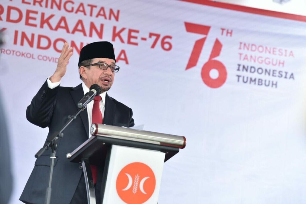 Ketua Majelis Syura Partai Keadilan Sejahtera Salim Segaf Al-Jufri.