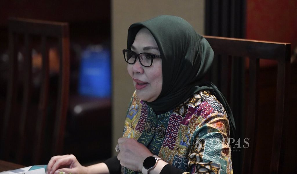 Direktur Jenderal Tenaga Kesehatan Kemenkes Arianti Anaya 