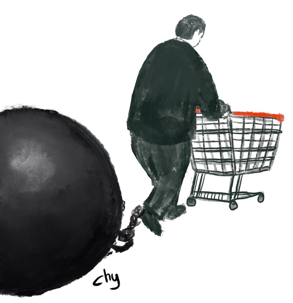 Ilustrasi utang 