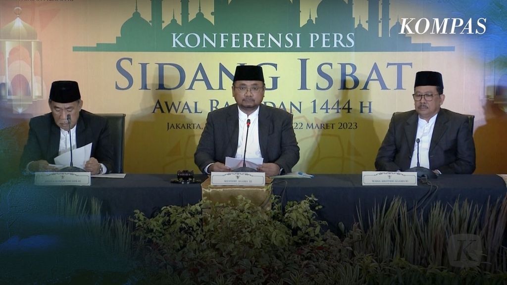 Hilal terlihat, Kementerian Agama mengumumkan awal Ramadhan, besok.