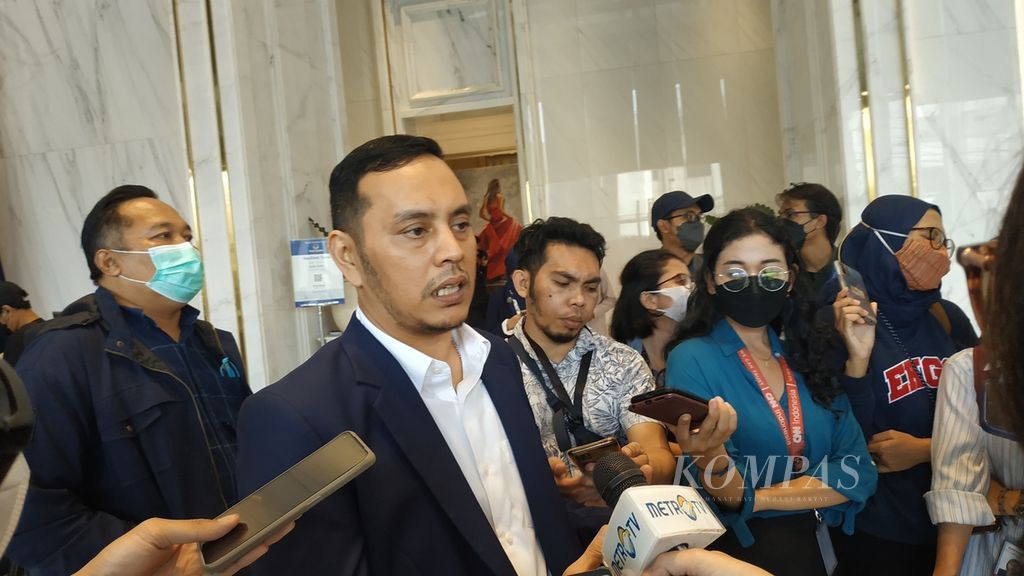 Ketua DPP Partai Nasdem Willy Aditya, Kamis (23/6/2022), di Kantor Partai Nasdem.