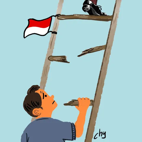 Istana Kepresidenan pada Hari Kemerdekaan

