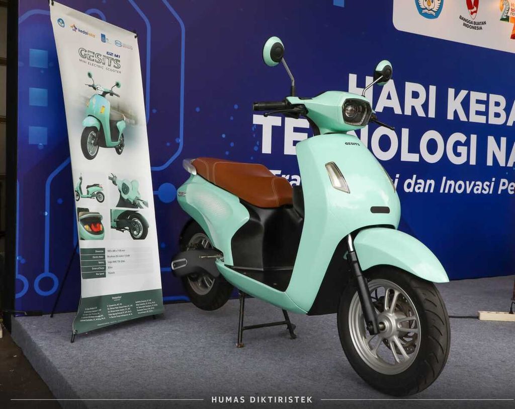 Skuter listrik Gesits dari Institut Teknologi Sepuluh Nopember.