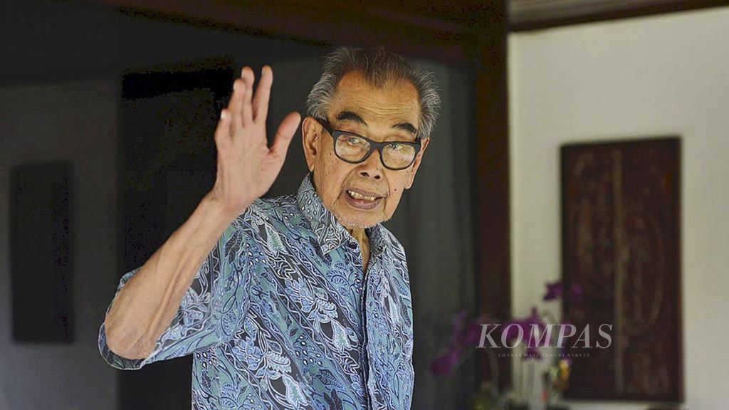 Daoed JoesoefMantan Menteri Pendidikan dan KebudayaanKompas/Heru Sri Kumoro (KUM)30-07-2016