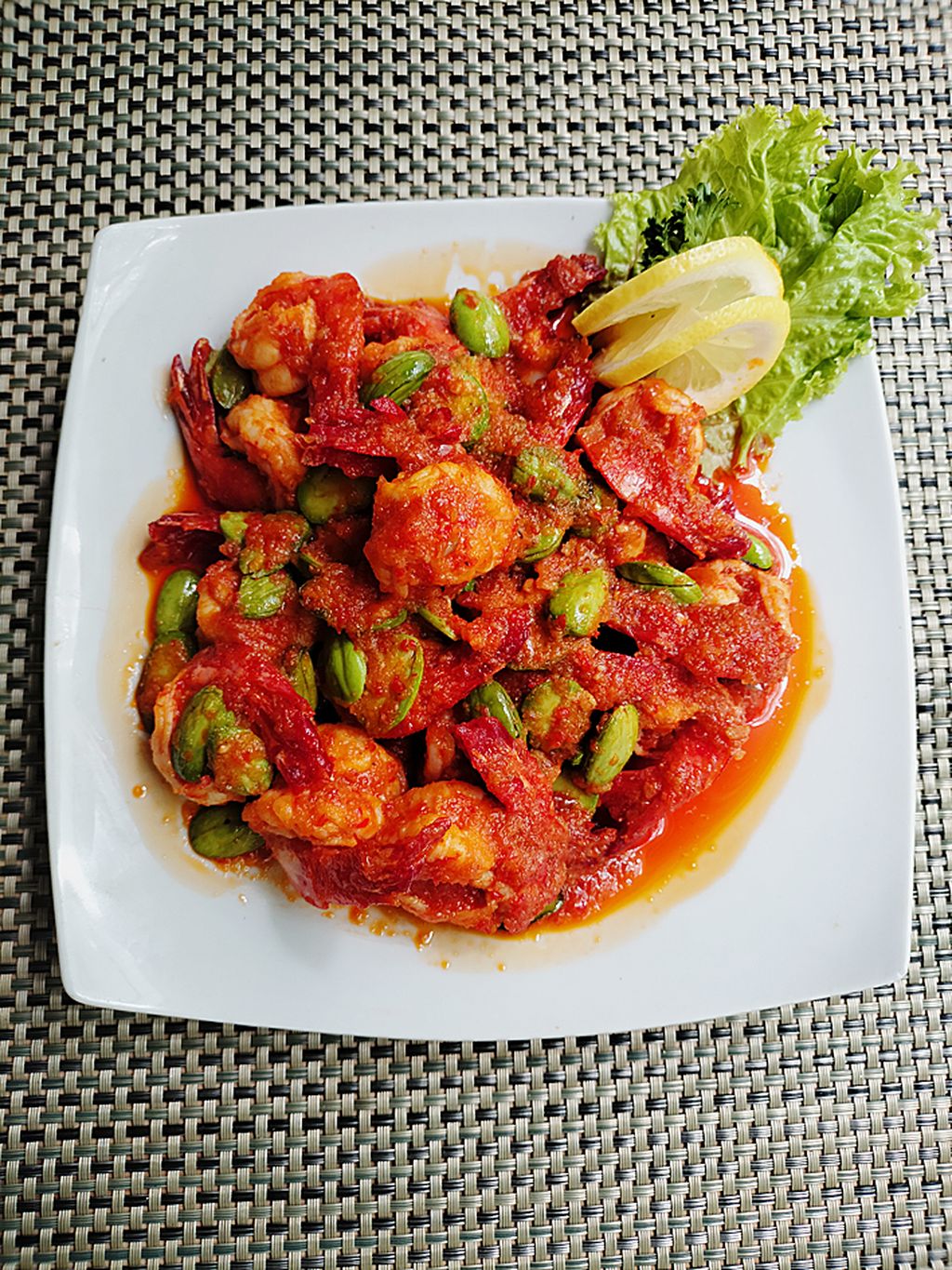 Balado Udang dengan Petai