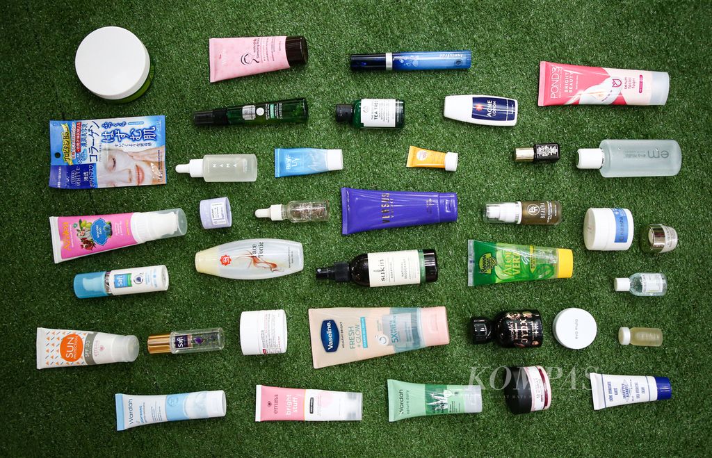 Beragam produk <i>skincare.</i>