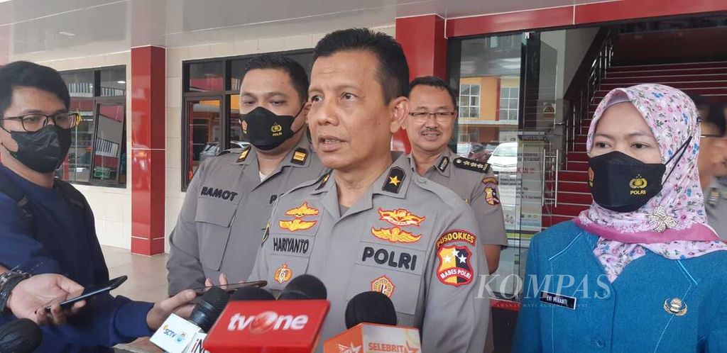 Kepala Rumah Sakit Polri Kramatjati Brigjen (Pol) Hariyanto