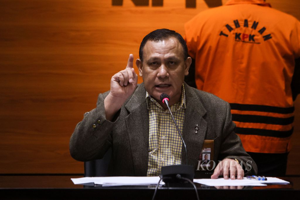 Ketua KPK Firli Bahuri 