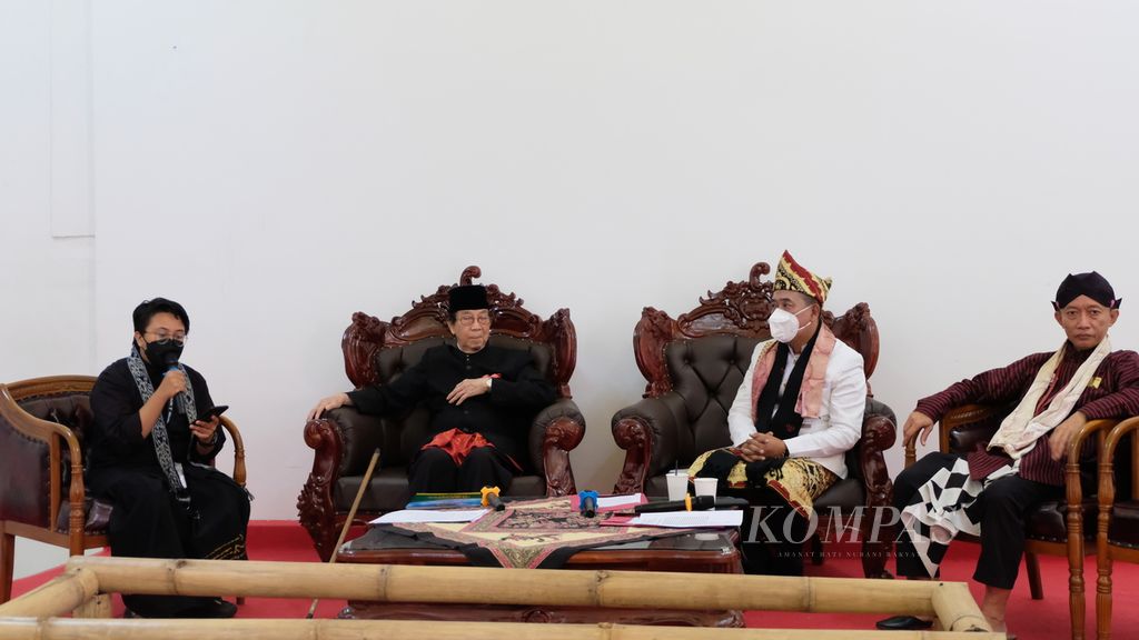 Jumpa pers dalam rangka peringatan Hari Kebangkitan Nasional diadakan di Museum Kebangkitan Nasional, Jakarta, Jumat (20/5/2022).