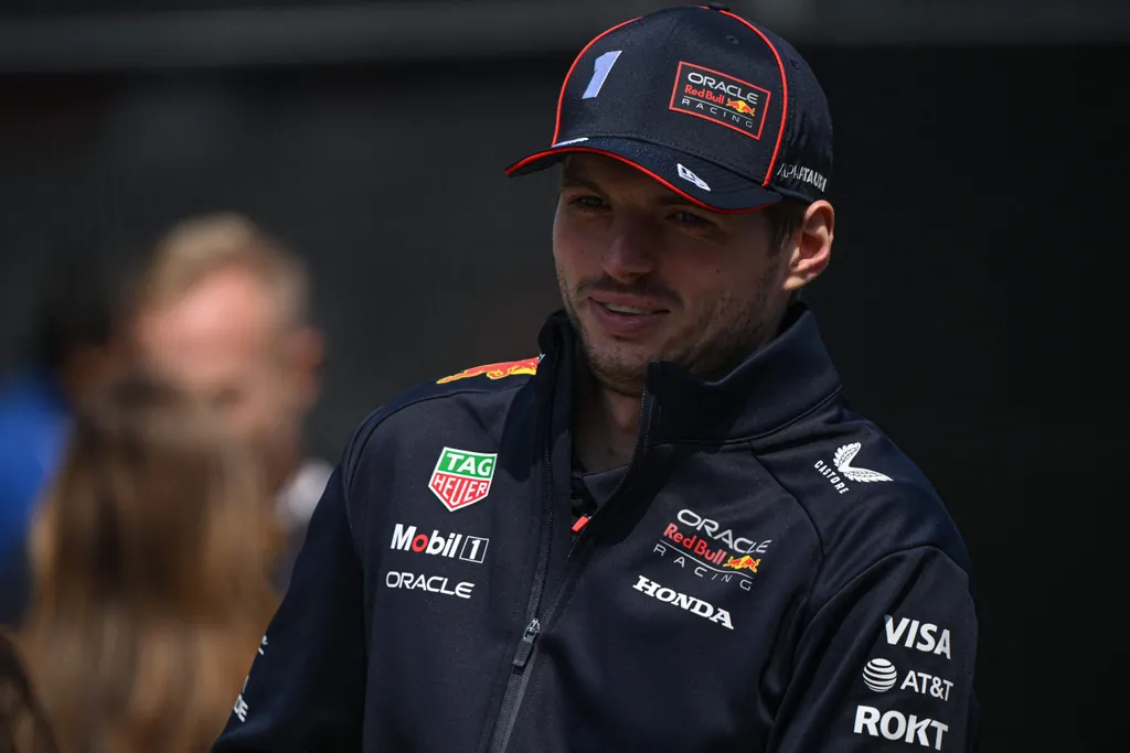 Max Verstappen in the Shanghai paddock