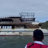Kapal Terbakar di Labuan Bajo