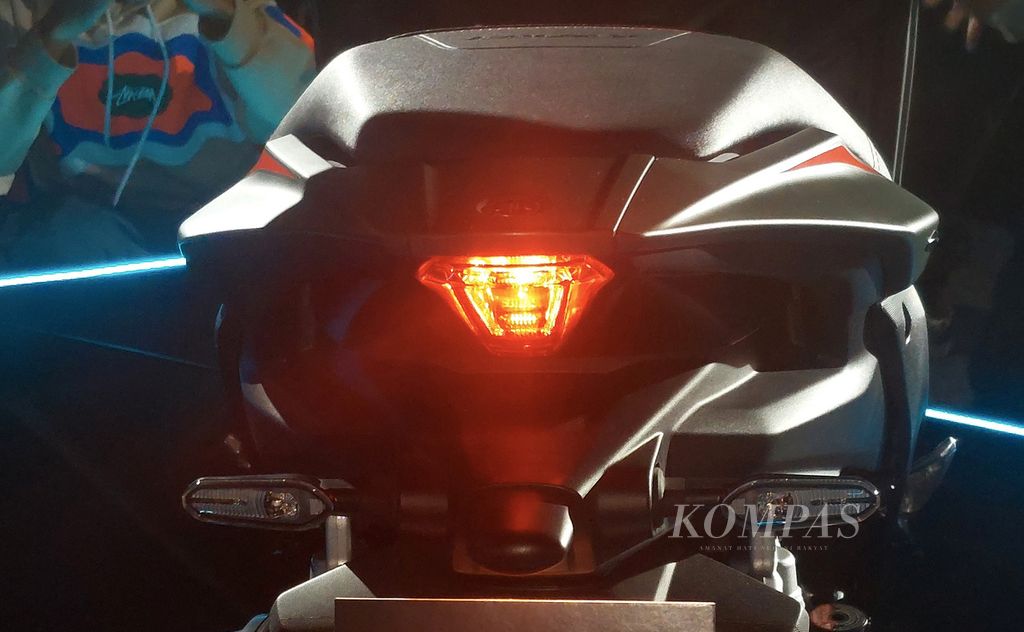 Lampu belakang Yamaha Aerox Alpha series. 