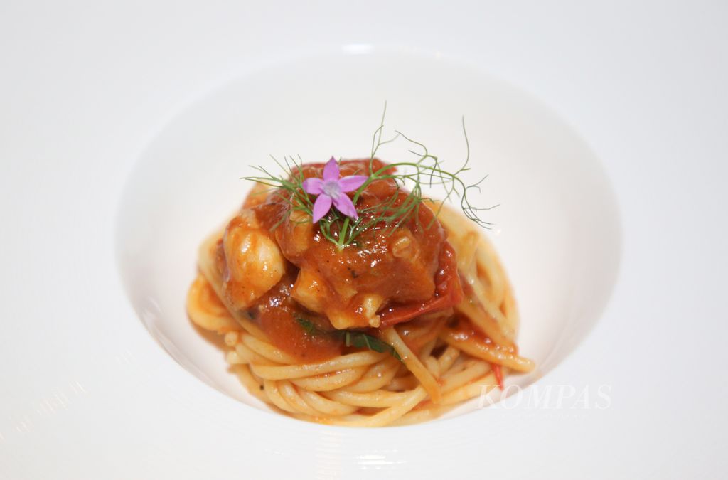 Spaghetti il Mare Hotel Mulia Jakarta. 
