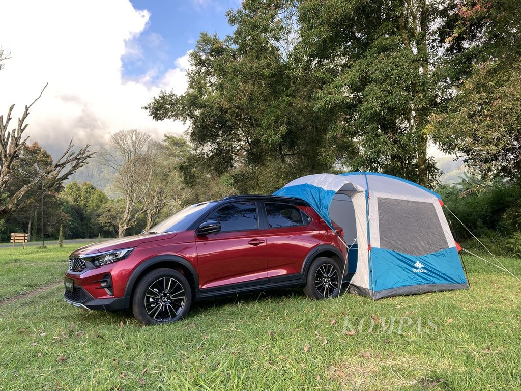 Suasana uji kendara media All New Honda WR-V di Bali, Senin, 19 Desember 2022.