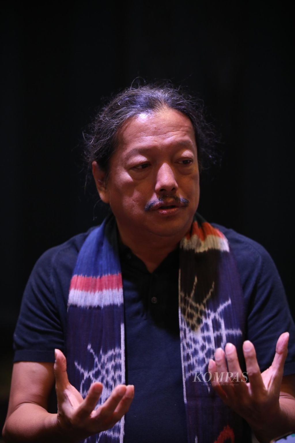 Arsitek Yori Antar saat konferensi pers peluncuran kluster Agra di Mal Alam Sutera, Tangerang, Banten, Selasa (27/2/2024). 