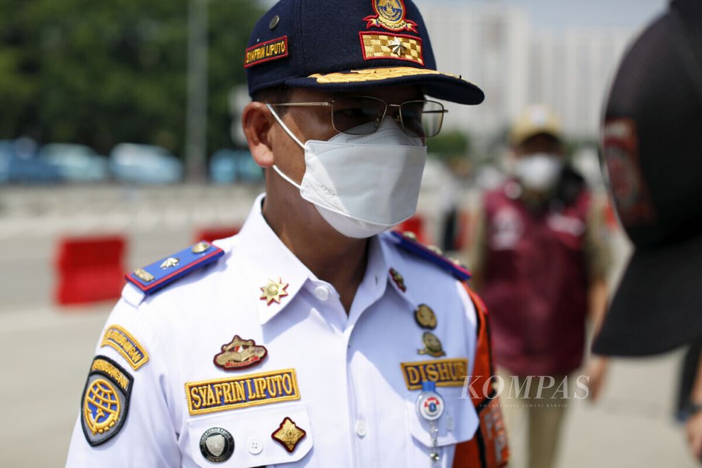 Kepala Dinas Perhubungan DKI Jakarta Syafrin Liputo