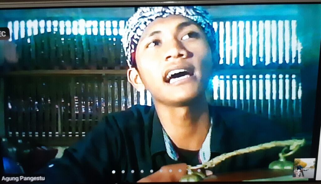Agung Pangestu, generasi muda dari masyarakat adat Sedulur Sikep 