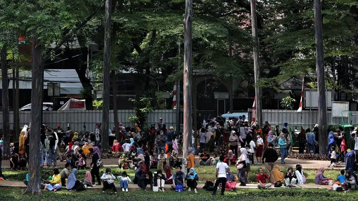 Teluku untuk artikel Ruang Gerak Masyarakat Menengah Bawah di Taman Kota