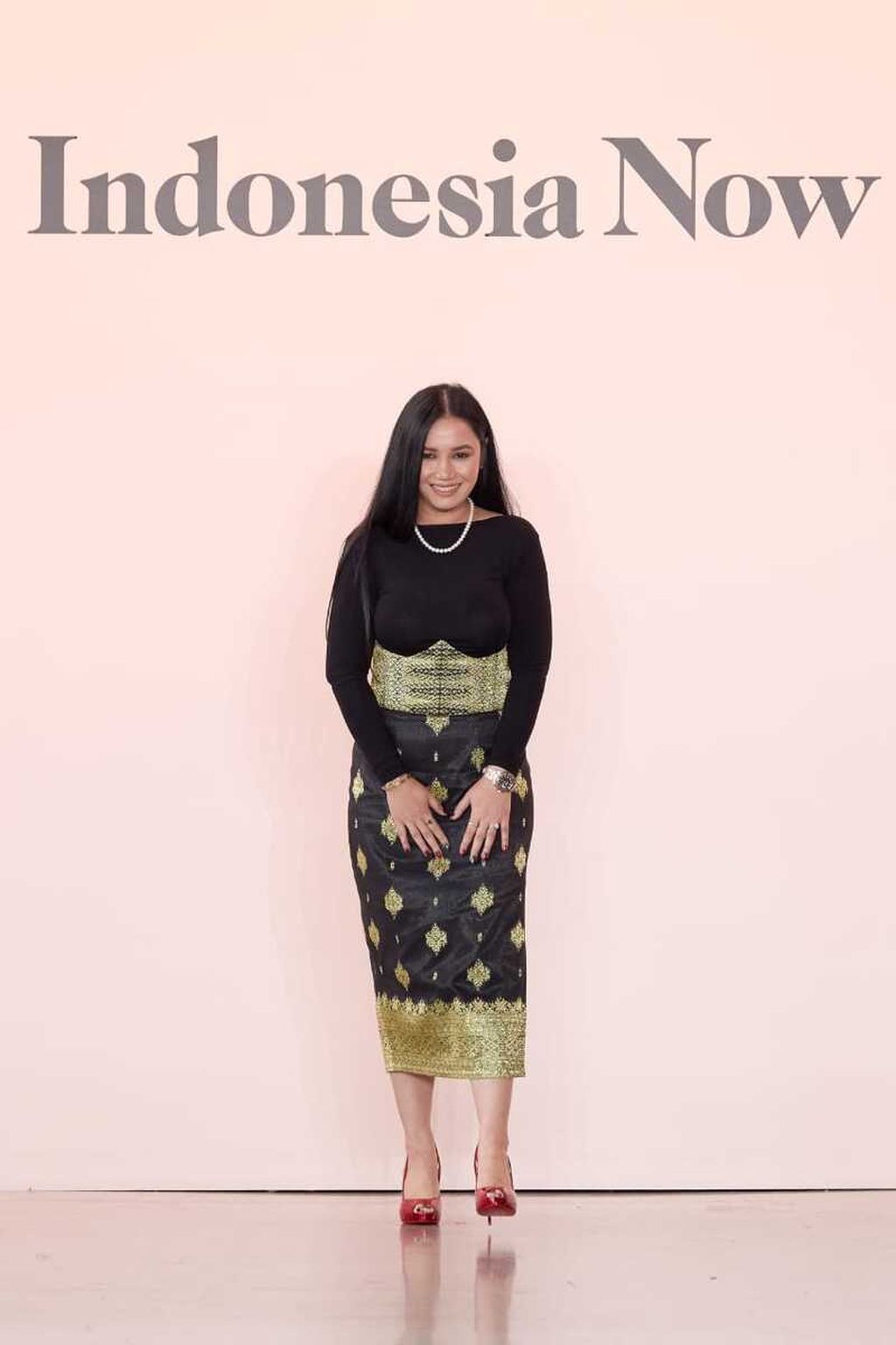 Desainer muda, Ayumi yang membesut koleksi berjudul A Pop of Culture di Pekan Mode New York.