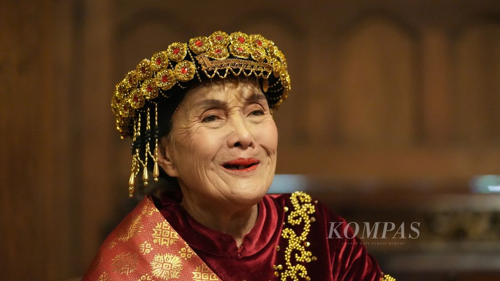 Maestro Tale Nuei, Mariam, di Bentara Budaya Jakarta, Kamis (26/10/2023). 