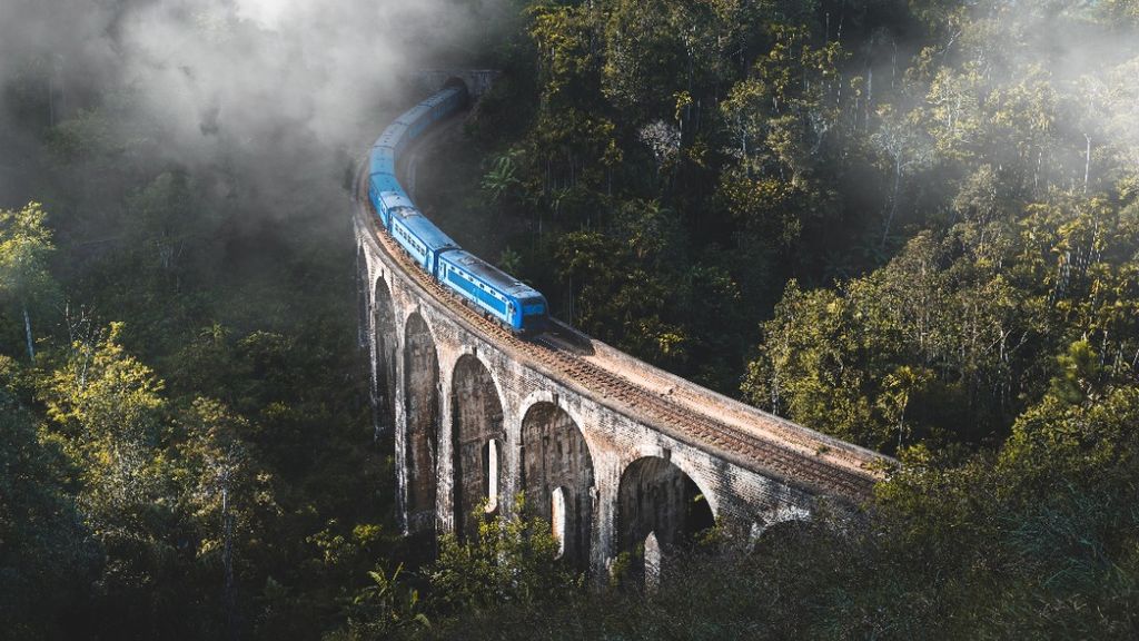 Nine Arch Bridge di Ella, Demodara, Sri Lanka