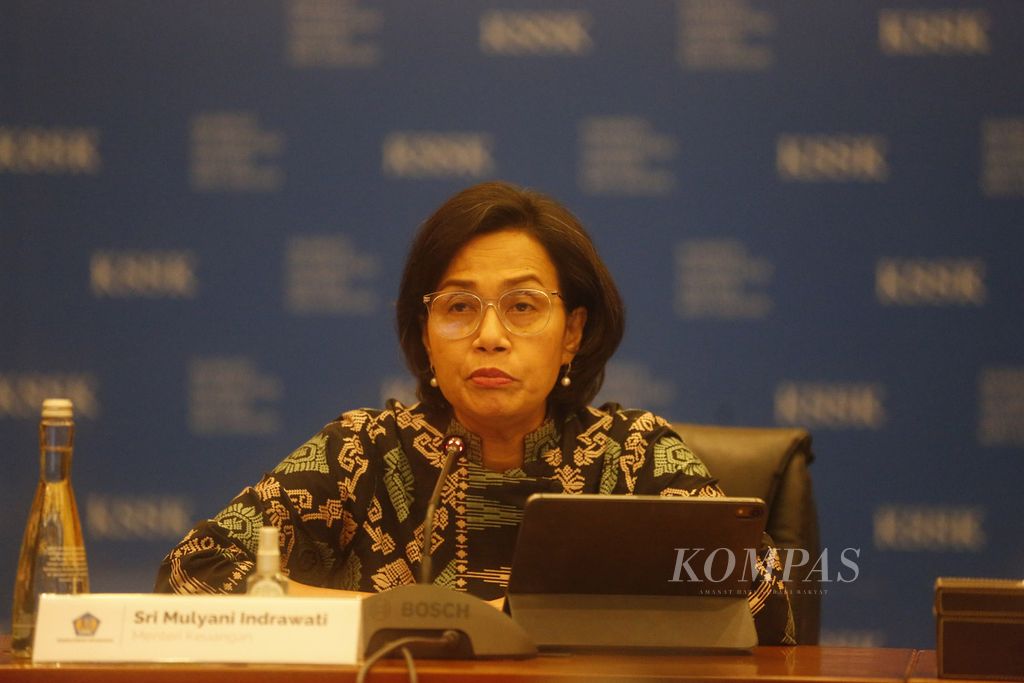 Menteri Keuangan Sri Mulyani Indrawati 
