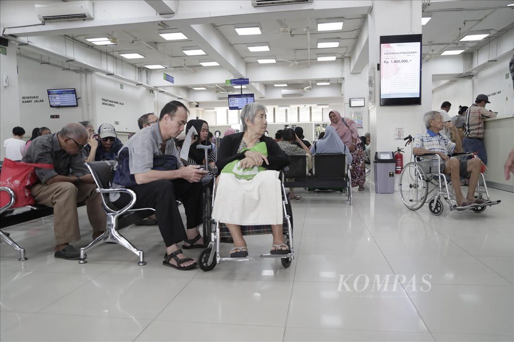 Suasana di Pavilion B Rumah Sakit Siloam Lippo Village, Karawaci, Tangerang, Banten, Jumat (9/8/2019). 